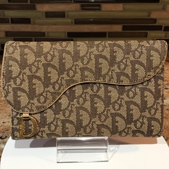 DIOR Signature Trotter Canvas/Leather Wallet 😍❤️‍🔥❤️ - Picture 5 of 17